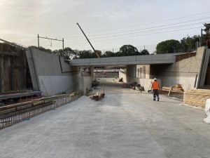 Zelfhelend beton in Vijf Eikentunnel in Rijen